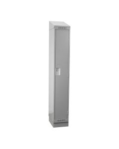 Cleanline Single Tier Locker, Bank of 1 with Recessed Base & Sloped Top