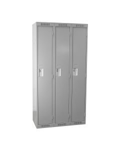 Cleanline Single Tier Locker, Bank of 3