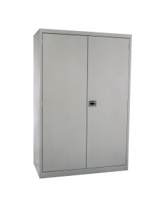 Heavy-Duty Cabinet, 4 Shelves, Grey, 36"W x 20"D x 72"H