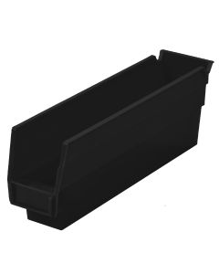 Shelf Bin, 11-5/8 x 2-3/4 x 4", Black