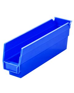 Shelf Bin, 11-5/8 x 2-3/4 x 4", Blue