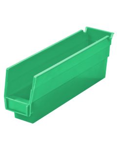 Shelf Bin, 11-5/8 x 2-3/4 x 4", Green