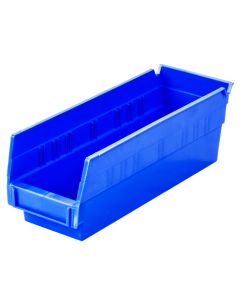 Shelf Bin, 11-5/8 x 4-1/8 x 4", Blue