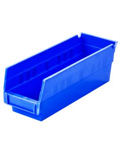 Shelf Bin, 11-5/8 x 4-1/8 x 4", Blue