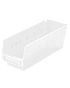 Shelf Bin, 11-5/8 x 4-1/8 x 4", Clear