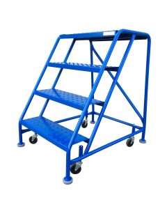 4 Step No-Handrail Rolling Ladder