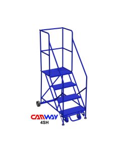 4 Step Safety Angle Rolling Ladder