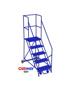 5 Step Safety Angle Rolling Ladder