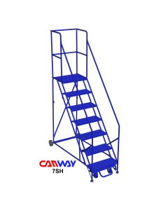 7 Step Safety Angle Rolling Ladder
