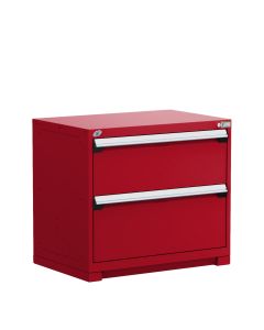 Heavy-Duty Stationary Cabinet (with Compartments), 2 Drawers (36"W X 24"D X 32"H)