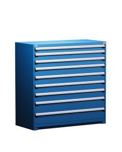 Heavy-Duty Stationary Cabinet (with Compartments), 9 Drawers (60"W X 27"D X 60"H)