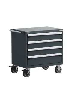 R Mobile Cabinet, with Partitions, 4 Drawers (36"W x 24"D x 37 1/2"H)