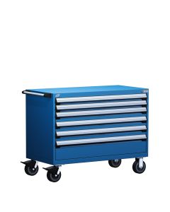 R Mobile Cabinet, with Partitions, 6 Drawers (48"W x 24"D x 37 1/2"H)