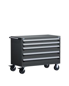 R Mobile Cabinet, with Partitions, 5 Drawers (48"W x 27"D x 37 1/2"H)