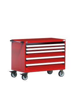 R Mobile Cabinet, with Partitions, 4 Drawers (48"W x 27"D x 37 1/2"H)