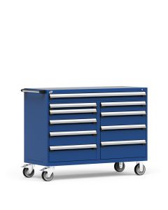 R Mobile Multi-Drawers Cabinet with Partitions 10 Drawers (60"W x 24"D x 45 1/2"H)