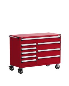 R Mobile Multi-Drawers Cabinet with Partitions 9 Drawers (60"W x 27"D x 45 1/2"H)