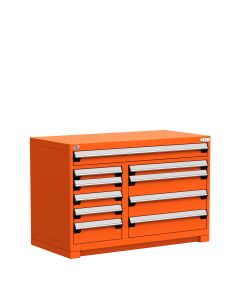 R Stationary Cabinet (Multi-Drawers), with Compartments, 10 drawers (48"W x 24"D x 32"H)