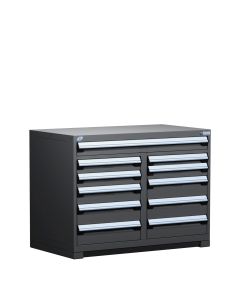 R Stationary Cabinet (Multi-Drawers), with Compartments, 11 drawers (48"W x 24"D x 36"H)