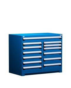 R Stationary Cabinet (Multi-Drawers), with Compartments, 13 drawers (48"W x 24"D x 40"H)