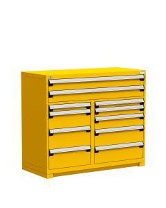 R Stationary Cabinet (Multi-Drawers), with Compartments, 11 drawers (54"W x 24"D x 46"H)