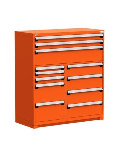 R Stationary Cabinet (Multi-Drawers), with Compartments, 12 drawers (54"W x 27"D x 60"H)