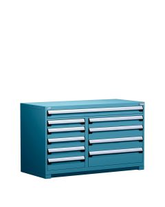 R Stationary Cabinet (Multi-Drawers), with Compartments, 10 drawers (60"W x 27"D x 36"H)