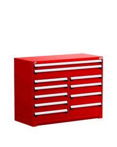 R Stationary Cabinet (Multi-Drawers), with Compartments, 11 drawers (60"W x 27"D x 46"H)