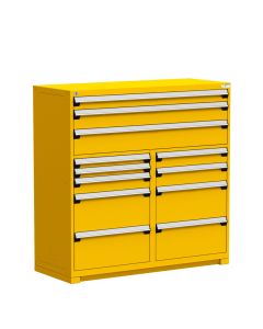 R Stationary Cabinet (Multi-Drawers), with Compartments, 12 drawers (60"W x 27"D x 60"H)