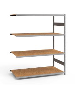 Mini-Racking (Add-On), 4 Wood Shelves (72"W x 18"D x 75"H)