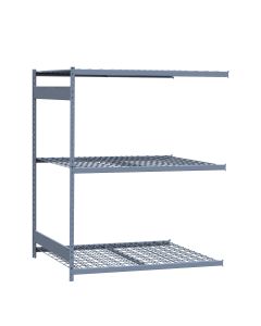 Mini-Racking (Add-On), 3 Wire Shelves (60"W x 48"D x 75"H)