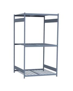Mini-Racking, 3 Wire Shelves (48"W x 48"D x 87"H)