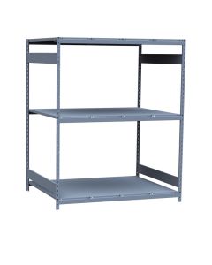 Mini-Racking, 3 Steel Shelves (60"W x 48"D x 75"H)