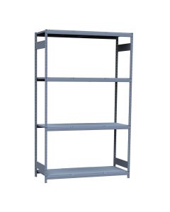 Mini-Racking, 4 Steel Shelves (60"W x 24"D x 99"H)