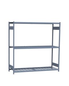 Mini-Racking, 3 Wire Shelves (72"W x 24"D x 75"H)