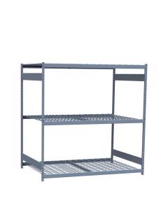 Mini-Racking, 3 HD Wire Shelves (72"W x 48"D x 75"H)