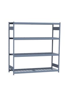 Mini-Racking, 4 HD Wire Shelves (72"W x 24"D x 75"H)