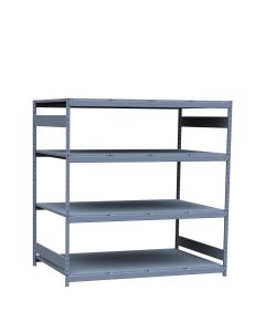 Mini-Racking, 4 HD Steel Shelves (72"W x 48"D x 75"H)