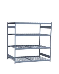 Mini-Racking, 4 HD Wire Shelves (72"W x 48"D x 75"H)