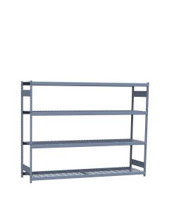 Mini-Racking, 4 HD Wire Shelves (96"W x 24"D x 75"H)
