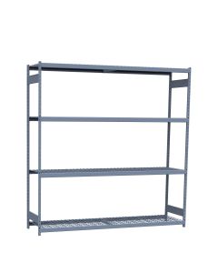 Mini-Racking, 4 HD Wire Shelves (96"W x 24"D x 99"H)