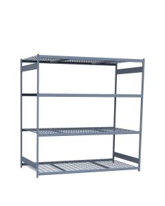 Mini-Racking, 4 HD Wire Shelves (96"W x 48"D x 99"H)