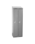 Cleanline Single Tier Locker, Bank of 2 with Sloped Top