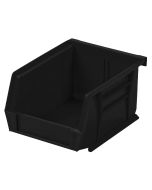 Hanging & Stacking Bin, 5-3/8 x 4-1/8 x 3", Black