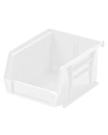 Hanging & Stacking Bin, 5-3/8 x 4-1/8 x 3", Clear