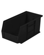 Hanging & Stacking Bin, 10-7/8 x 5-1/2 x 5", Black