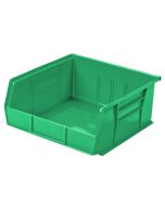 Hanging & Stacking Bin, 10-7/8 x 11 x 5", Green