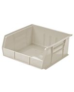 Hanging & Stacking Bin, 10-7/8 x 11 x 5", Stone