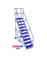 10 Step Safety Angle Rolling Ladder