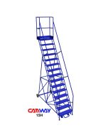 15 Step Rolling Ladder